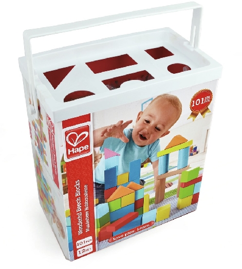 Hape E8247 101 Wooden block