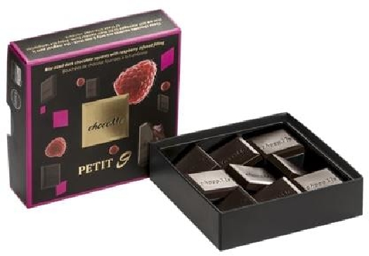 ChocoMe Dark chocolate with raspberry PT904 50g