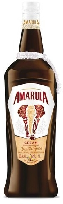 15.5% Amarula Cream in airport duty-free 1L Liqueur at Spice Vilnius Vanilla