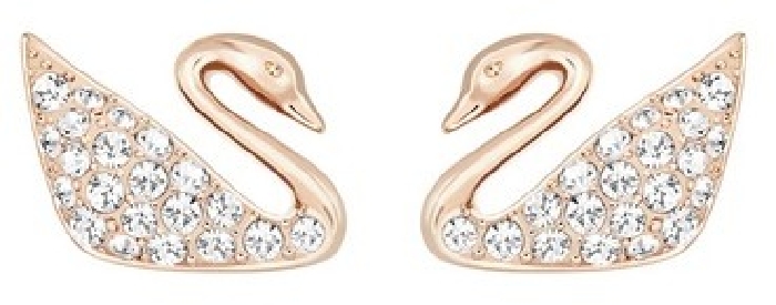 Swarovski Women's swan-shape earrings