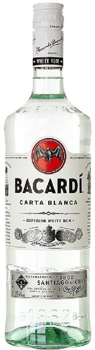 Bacardi Carta Blanca 40% 1L
