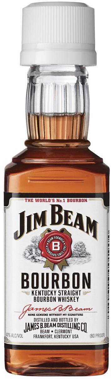 Jim Beam White Kentucky Straight Bourbon Whiskey 40% 0.05L PET* Jim Beam White Kentucky Straight Bourbon Whiskey 40% 0.05L PET*