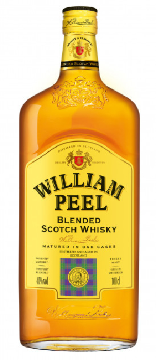 William Peel Blended Scotch Whisky 40% 1L