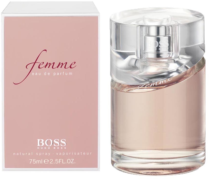 Духи босс женские. Hugo Boss Boss femme, 75 ml. Hugo Boss Boss femme Eau de Parfum 75ml. Boss femme (l) 75ml EDP. Hugo Boss femme EDP 75ml.