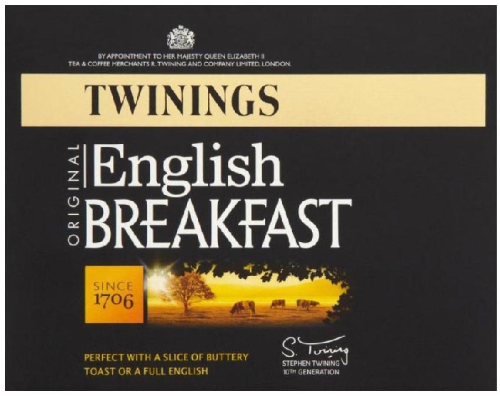 Twinings English Breakfast in tin