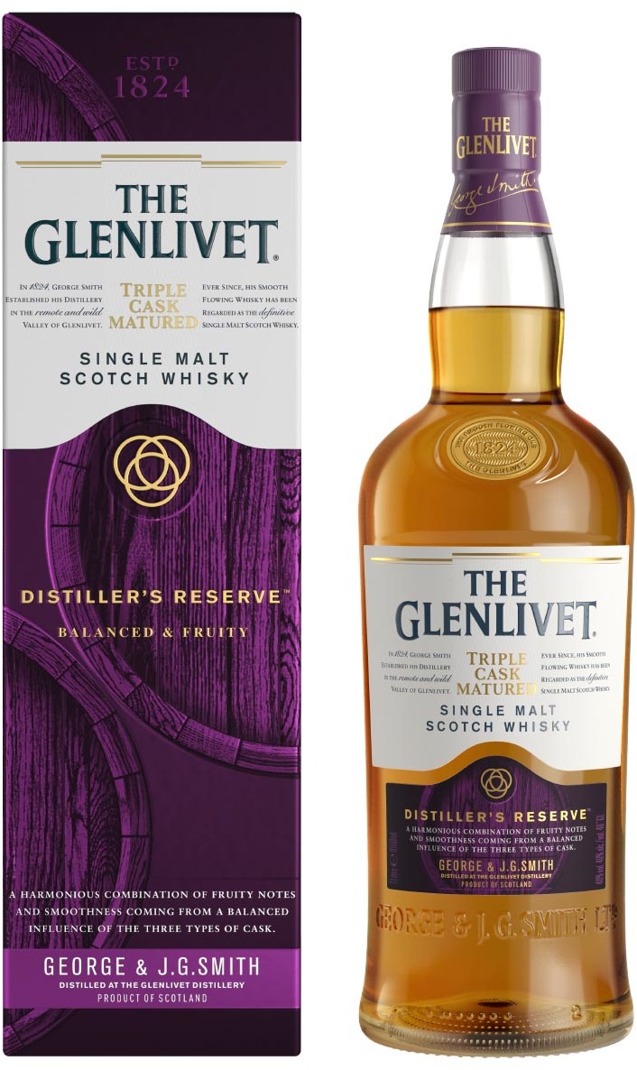 Glenlivet Triple Cask Matured Distillers Reserve Speyside Single Malt Scotch Whisky 40% 1L Glenlivet Triple Cask Matured Distillers Reserve Speyside Single Malt Scotch Whisky 40% 1L