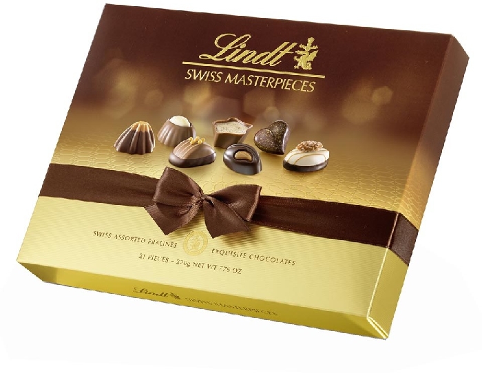 Lindt Assorted Swiss Masterpieces Box, 220g