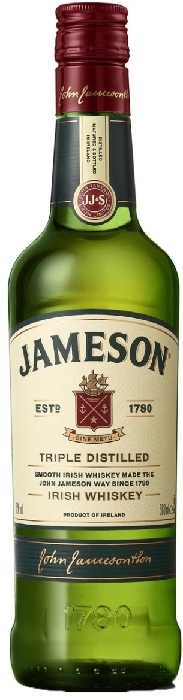 Jameson Triple Distilled Irish Whiskey 40% 0.5L PET