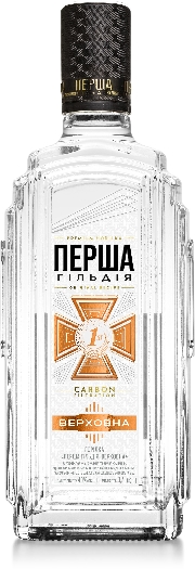 Premium Ukrainian vodka First Guild Verhovna 0.7L