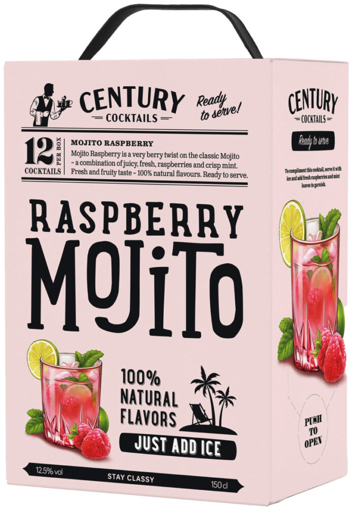 Century Cocktails Raspberry Mojito 12.5% BIB Century Cocktails Raspberry Mojito 12.5% BIB
