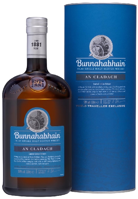 Bunnahabhain An Cladach Islay Single Malt Scotch Whisky 50% 1L gift pack
