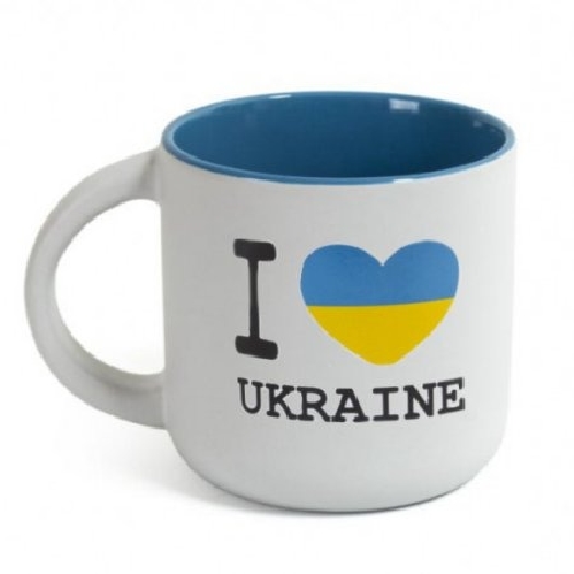 Ethnoservice Cup "I Love Ukraine" K034 blue