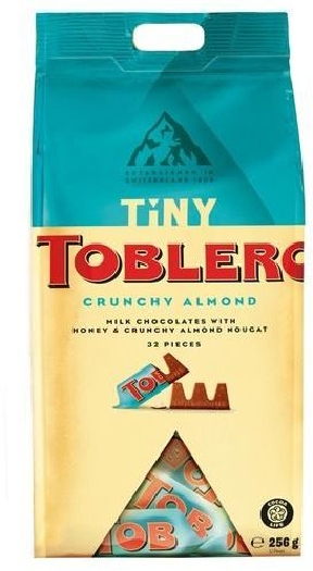 Toblerone Tiny Crunchy Almond 4304276 256g