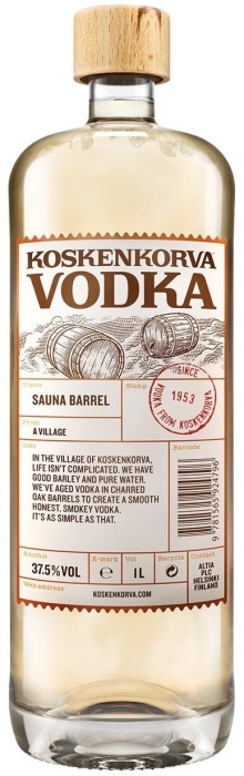 Koskenkorva Sauna Barrel 37.5% 1L