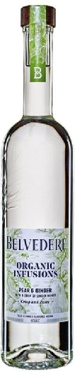 Belvedere Organic Infusion - Pear&Ginger vodka 40% 1L