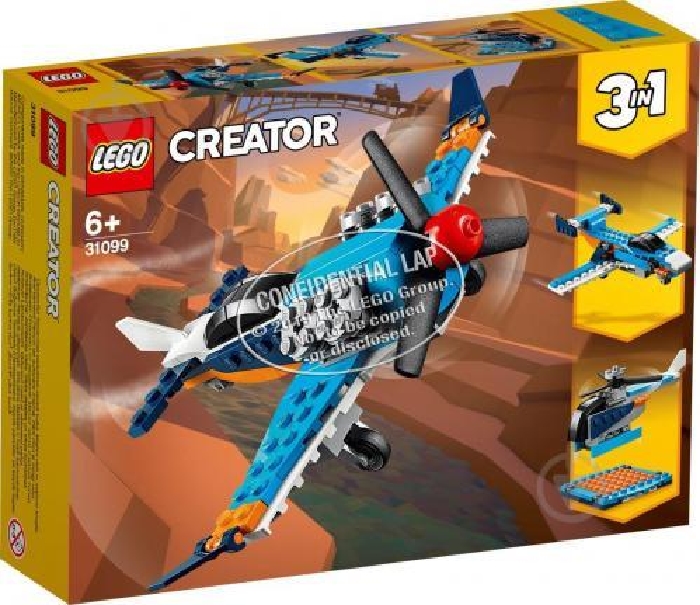 Lego Creator 3in1 Propeller Plane 31099