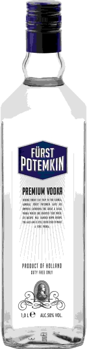 Furst Potemkin Blue 50% Vodka 1L