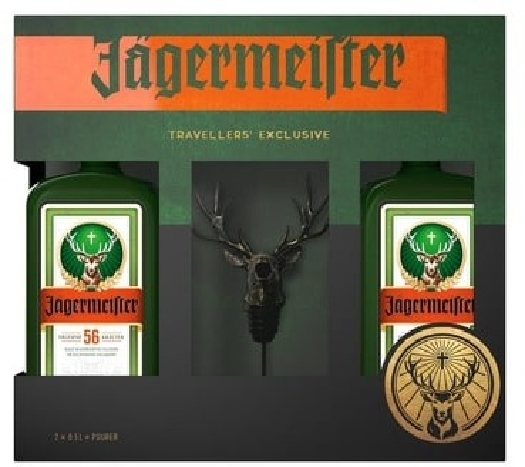 Jagermeister Jägermeister Liqueur 35% 2x0.5L + Pourer