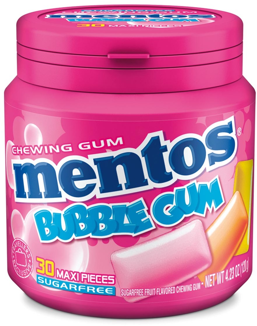 Mentos Bubble Gum sugarfree, 120g Mentos Bubble Gum sugarfree, 120g