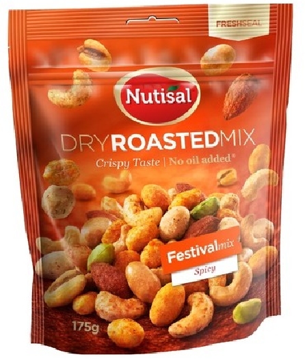 Nutisal Dry Roasted Festival Mix 1003161 175g