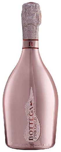 Bottega Pink Gold Prosecco Rose D.O.C. rosé sparkling wine 11.5% 0.75L