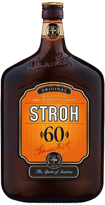 Stroh Rum Original 60% 1L Flask