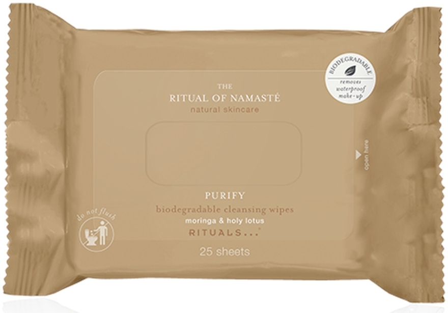 Rituals Namaste Cleansing Wipes 25Pcs Rituals Namaste Cleansing Wipes 25Pcs