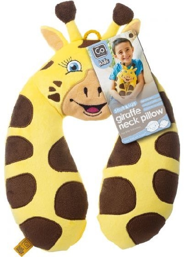 Design Go Travel Kids Pillow Neck Giraffe 2700 2700 Yellow
