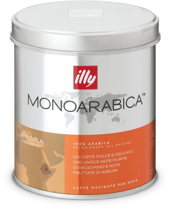 Illy Monoarabica espresso for mocha from Ethiopia 125g