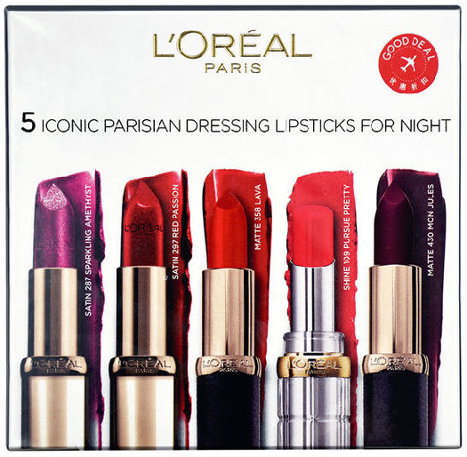 L´Oreal Paris Lipstick Set Color Riche Lip Dressing by Night Set