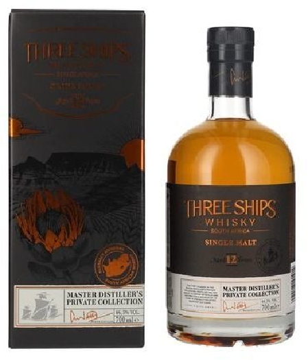 THREE SHIPS Single Malt Whisky 12Y 46.3% Gift Pack 0.7L