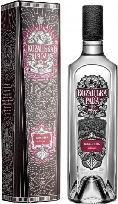 Kozatska Rada Classic vodka souvenir 0.7L