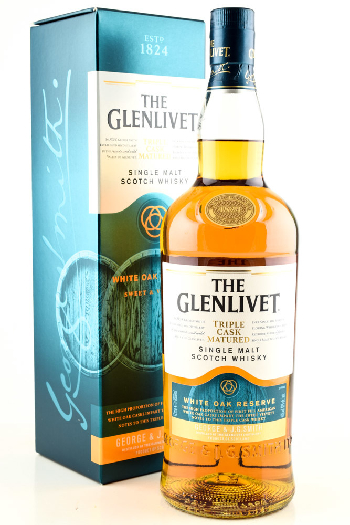 Glenlivet Single Malt Scotch Whisky Triple Cask Matured White Oak Reserve 40% 1L