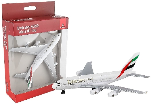 Herpa Emirates Airplane, Boeing A380 Model Toy 86RT-9904