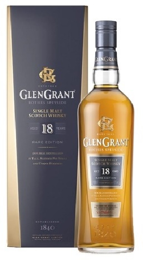 Glen Grant 18 years old 43%, Giftpack 1L
