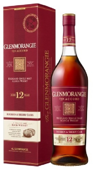 Glenmorangie The Accord Highland Single Malt Scotch Whisky 12y 43% 1L gift pack