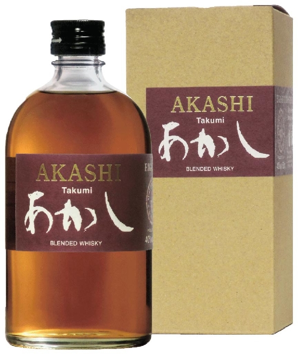 Akashi Takumi 40% Whisky giftpack 0.5L