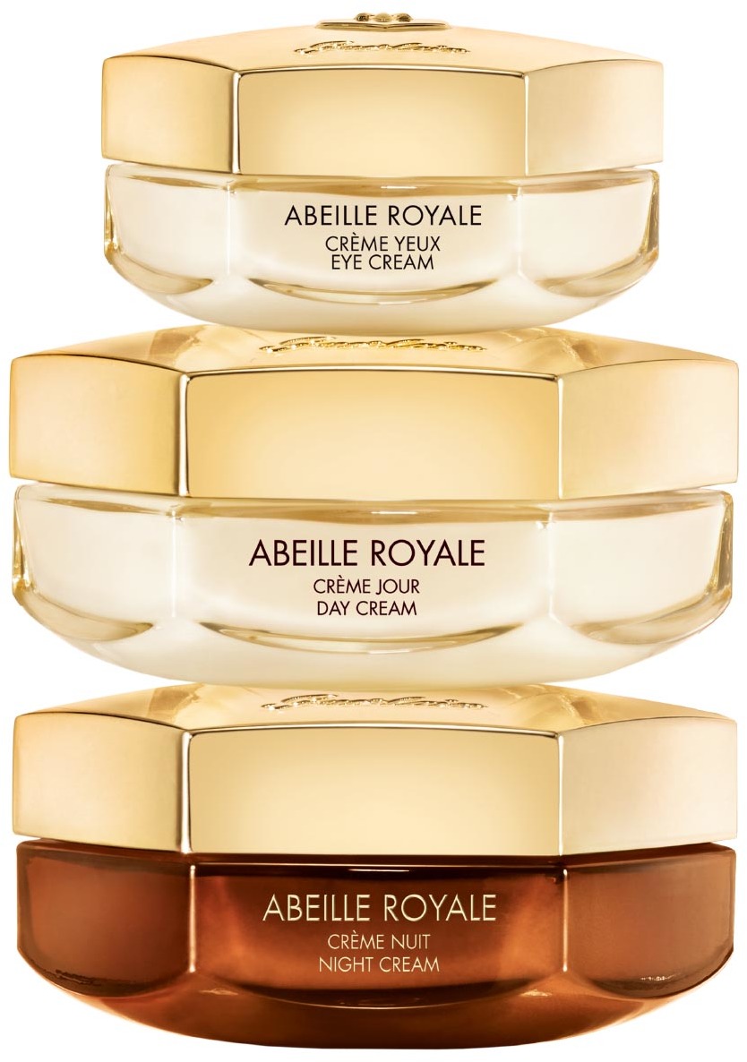 Guerlain Abeille Royale Face Care Set: Day Cream 50ml (G061500) + Night Cream 50ml (G061503) + Eyes Cream 15ml Guerlain Abeille Royale Face Care Set: Day Cream 50ml (G061500) + Night Cream 50ml (G061503) + Eyes Cream 15ml