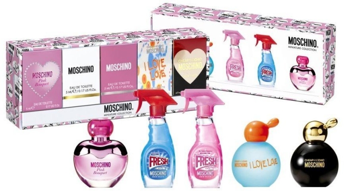 moschino mini perfume set