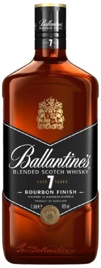 Ballantine's Blended Scotch Whisky 7y Bourbon Finish 40% 1L