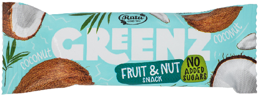 Rūta Fruit and nut snack “Greenz coconut“ 30g