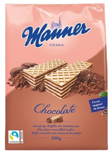 Manner Chocolate wafers 200g