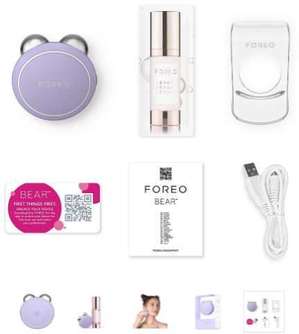 Foreo BEAR Mini Device Lavender Foreo BEAR Mini Device Lavender