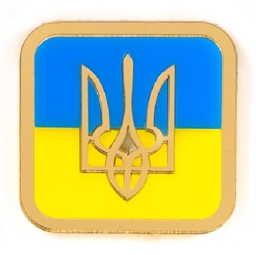 Ethnoservice Magnet - "Emblem-Flag" square