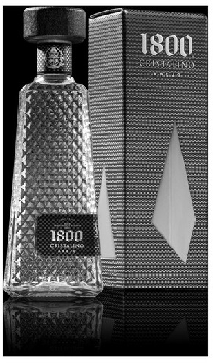 1800 Cristalino Tequila 38% GP