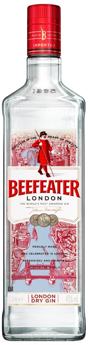 Beefeater London Dry Gin 40% 1L Beefeater London Dry Gin 40% 1L