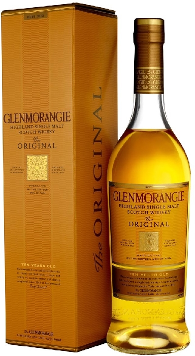 Glenmorangie Original Highland Single Malt Scotch Whisky 10y 40% 1L gift pack