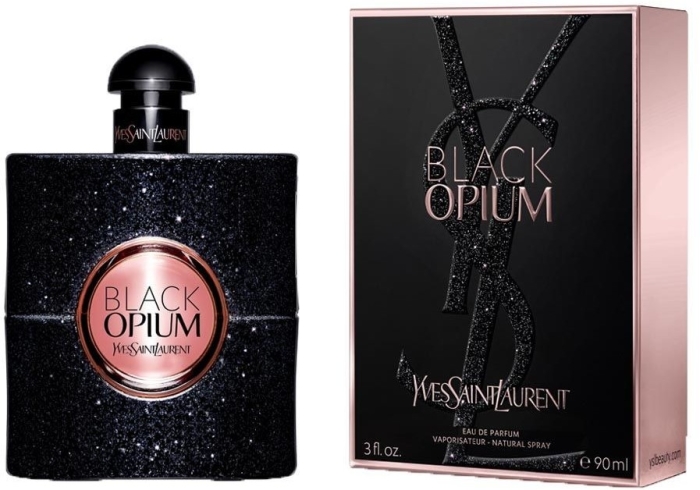 Opnemen krans Medicinaal Yves Saint Laurent Black Opium EdP 90ml in duty-free at airport Boryspil
