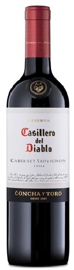 Concha y Toro Casillero del Diablo, Cabernet Sauvignon, Valle Central, DO, dry red wine 13,5%