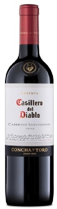 Concha y Toro Casillero del Diablo, Cabernet Sauvignon, Valle Central, DO, dry red wine 13,5%